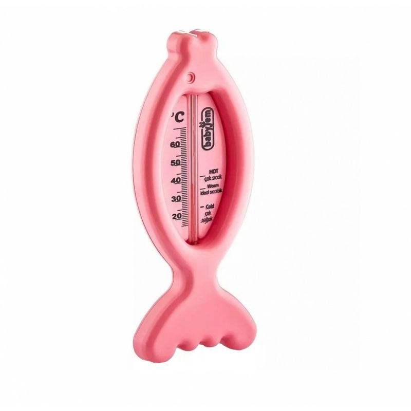 Jucarii, Copii si Bebe - Igiena si ingrijire - Baia bebelusului - Cadite bebe si accesorii baie - Termometru de baie si camera BabyJem Pestisor (Culoare: Alb) - Infinity.ro