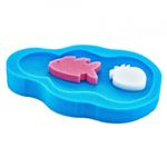 Jucarii, Copii si Bebe - Igiena si ingrijire - Baia bebelusului - Cadite bebe si accesorii baie - Burete suport pentru baie BabyJem (Culoare: Albastru) - Infinity.ro