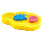 Jucarii, Copii si Bebe - Igiena si ingrijire - Baia bebelusului - Cadite bebe si accesorii baie - Burete suport pentru baie BabyJem (Culoare: Galben) - Infinity.ro