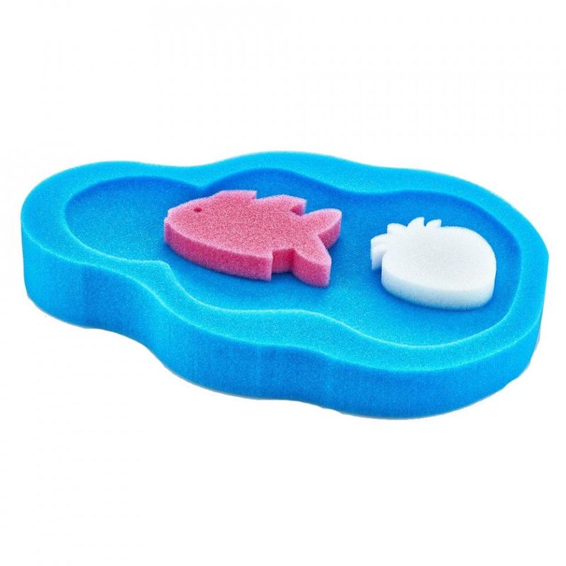 Jucarii, Copii si Bebe - Igiena si ingrijire - Baia bebelusului - Cadite bebe si accesorii baie - Burete suport pentru baie BabyJem (Culoare: Galben) - Infinity.ro