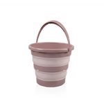 Jucarii, Copii si Bebe - Igiena si ingrijire - Baia bebelusului - Cadite bebe si accesorii baie - Galeata pliabila pentru baie BabyJem, 10l (Culoare: Roz) - Infinity.ro