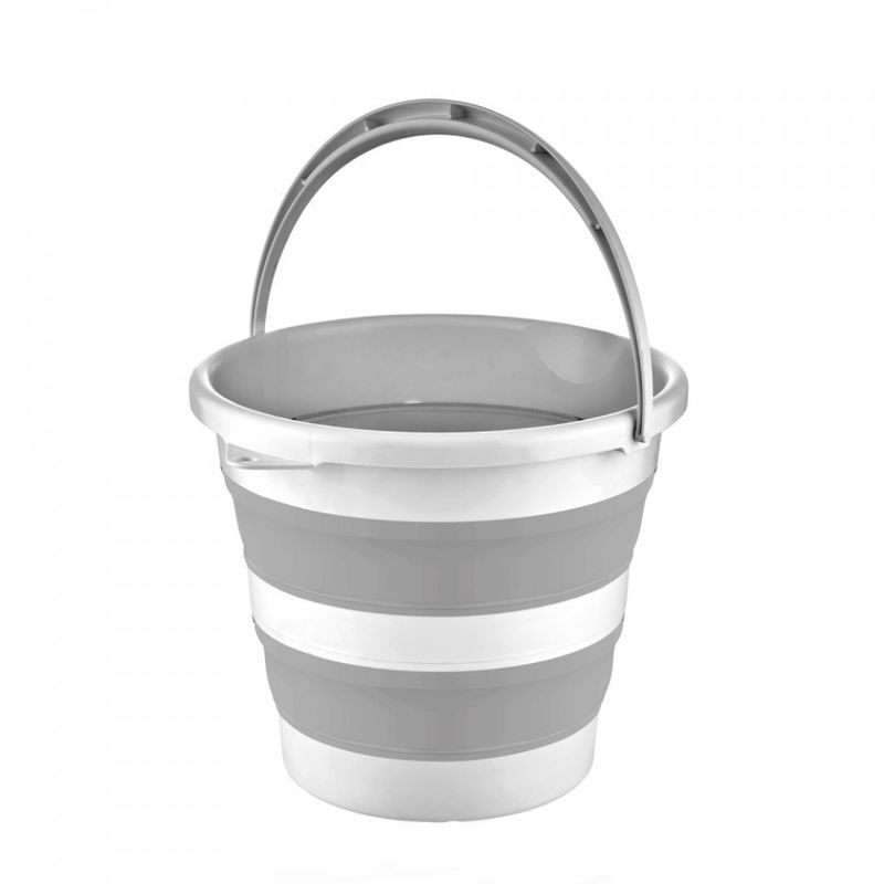 Jucarii, Copii si Bebe - Igiena si ingrijire - Baia bebelusului - Cadite bebe si accesorii baie - Galeata pliabila pentru baie BabyJem, 10l (Culoare: Roz) - Infinity.ro
