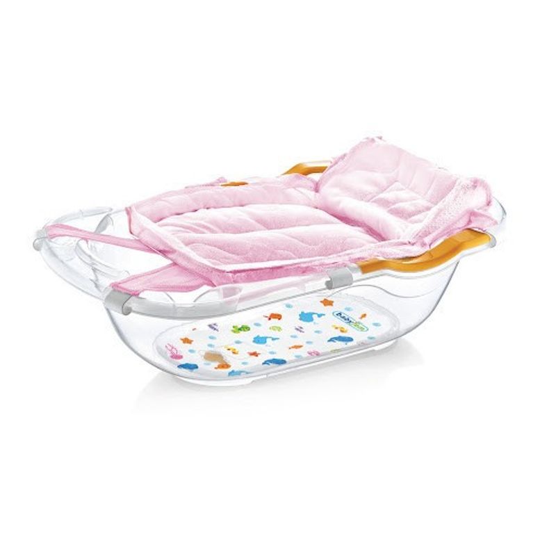 Jucarii, Copii si Bebe - Igiena si ingrijire - Baia bebelusului - Cadite bebe si accesorii baie - Salteluta de tip hamac pentru cadita BabyJem (Culoare: Gri) - Infinity.ro