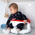 Jucarii, Copii si Bebe - Igiena si ingrijire - Baia bebelusului - Cadite bebe si accesorii baie - Noul Scaun de baie bebelusi Bath and Feeding BabyJem (Culoare: Maro) - Infinity.ro