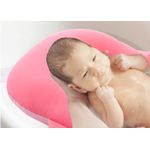 Jucarii, Copii si Bebe - Igiena si ingrijire - Baia bebelusului - Cadite bebe si accesorii baie - Salteluta suport pentru baita Balena, BabyJem, 35x50 cm (Culoare: Roz) - Infinity.ro