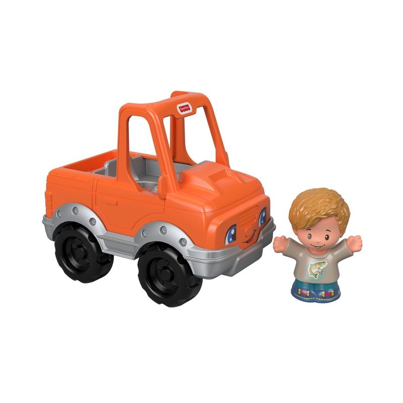 Jucarii, Copii si Bebe - Jucarii si jocuri - Vehicule si jucarii cu telecomanda - Masinute - Fisher price little people vehicul pick-up 10cm - Infinity.ro