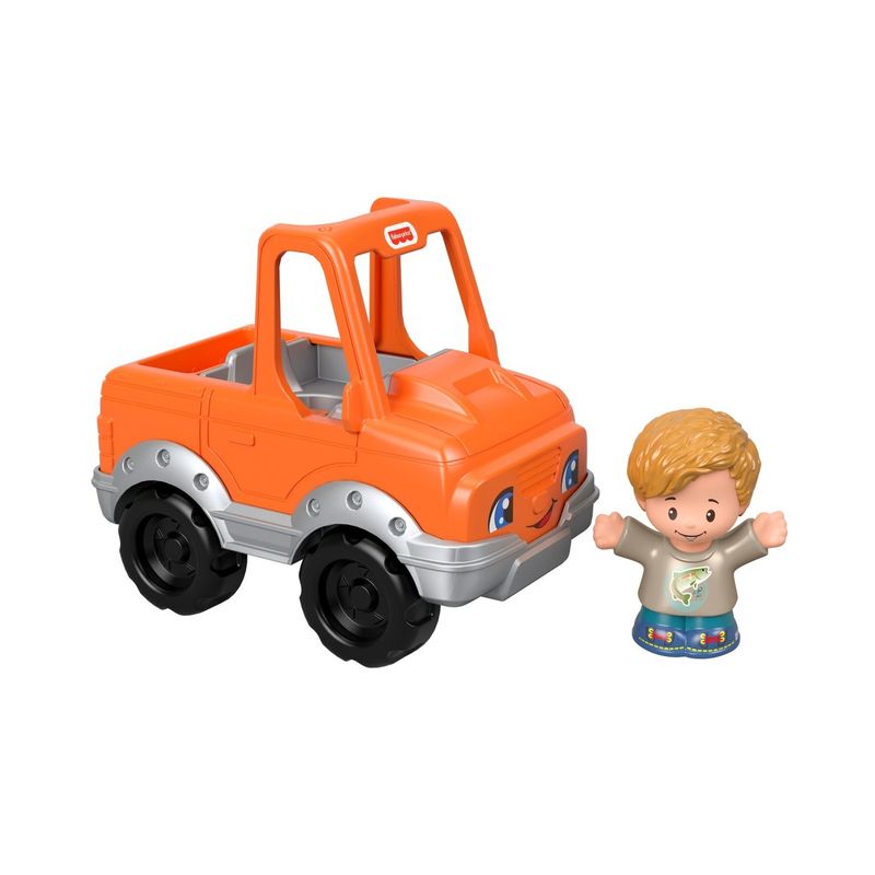 Jucarii, Copii si Bebe - Jucarii si jocuri - Vehicule si jucarii cu telecomanda - Masinute - Fisher price little people vehicul pick-up 10cm - Infinity.ro