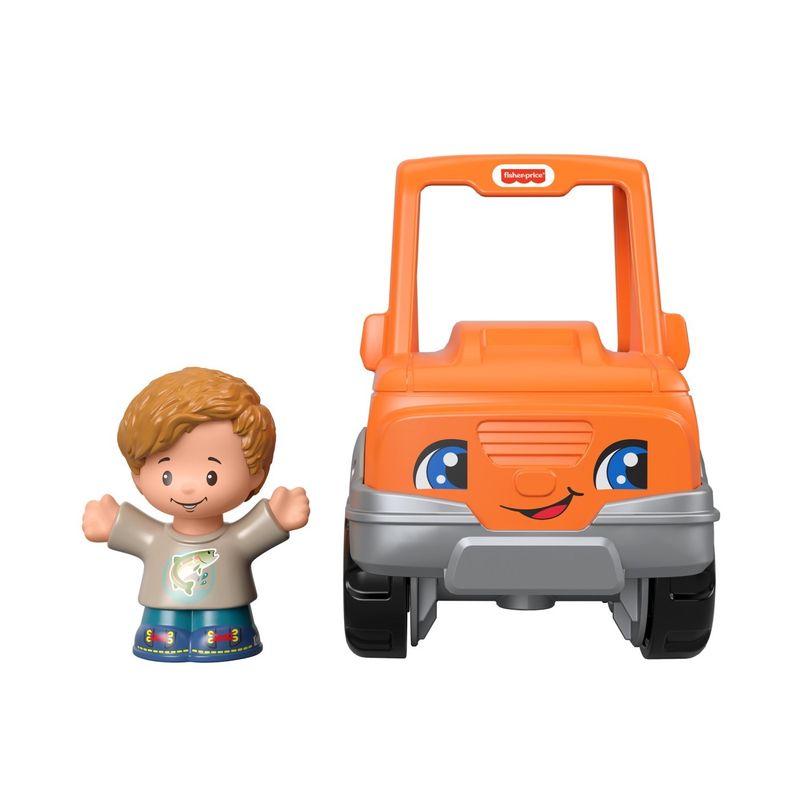 Jucarii, Copii si Bebe - Jucarii si jocuri - Vehicule si jucarii cu telecomanda - Masinute - Fisher price little people vehicul pick-up 10cm - Infinity.ro