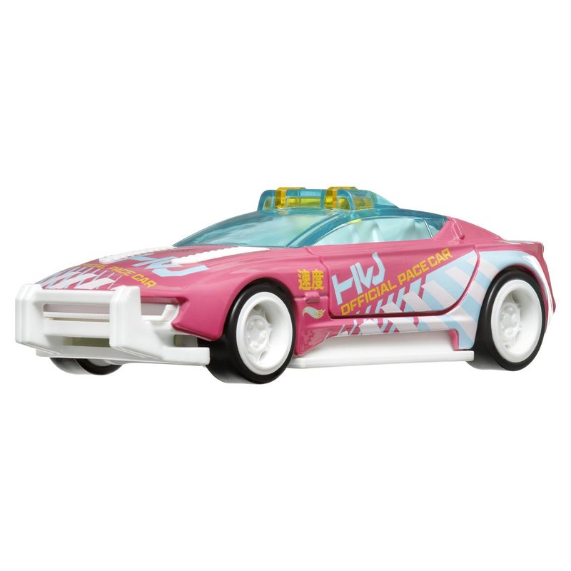 Jucarii, Copii si Bebe - Jucarii si jocuri - Vehicule si jucarii cu telecomanda - Masinute - Hot wheels masinuta metalica cu sistem pull back alpha pursuit scara 1:43 - Infinity.ro