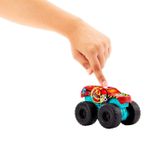 Jucarii, Copii si Bebe - Jucarii si jocuri - Vehicule si jucarii cu telecomanda - Masinute - Hot wheels monster truck roarin wreckers demo derby cu functii si sunete scara  1:43 - Infinity.ro