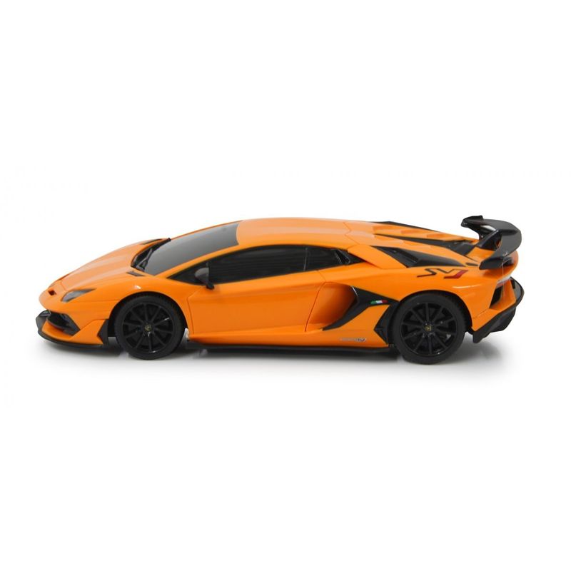 Jucarii, Copii si Bebe - Jucarii si jocuri - Vehicule si jucarii cu telecomanda - Masinute - Masina cu telecomanda lamborghini aventador svj portocaliu cu scara 1 la 24 - Infinity.ro