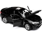 Jucarii, Copii si Bebe - Jucarii si jocuri - Vehicule si jucarii cu telecomanda - Masinute - Masinuta metalica bmw x6m negru scara 1 la 24 - Infinity.ro