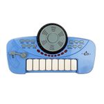 Jucarii, Copii si Bebe - Jucarii si jocuri - Jucarii de rol - Instrumente muzicale de jucarie - Set de tobe muzicale de jucarie pentru copii, cu scaunel, microfon si mixer, roz, LeanToys, 4835 - Infinity.ro