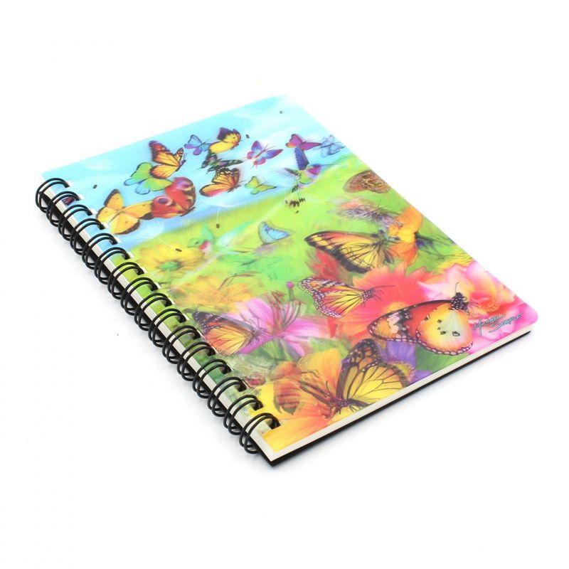 Carti si Birotica - Papetarie - Agende si calendare - Agende si carnete - Carnetel zoo, cu spirala, 3D, "LiveLife - Butter flutter" - Infinity.ro