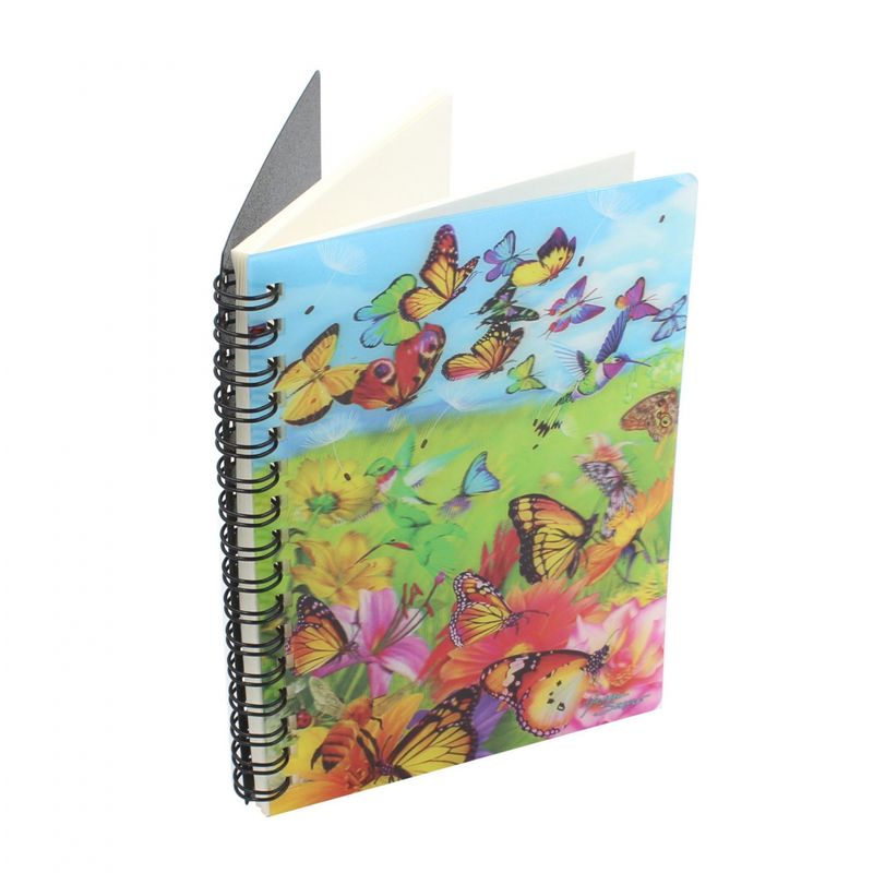 Carti si Birotica - Papetarie - Agende si calendare - Agende si carnete - Carnetel zoo, cu spirala, 3D, "LiveLife - Butter flutter" - Infinity.ro