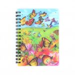 Carti si Birotica - Papetarie - Agende si calendare - Agende si carnete - Carnetel zoo, cu spirala, 3D, "LiveLife - Butter flutter" - Infinity.ro
