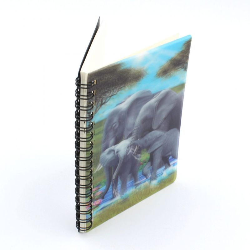 Carti si Birotica - Papetarie - Agende si calendare - Agende si carnete - Carnetel zoo, cu spirala, 3D, "LiveLife - Pachyderm pals" - Infinity.ro