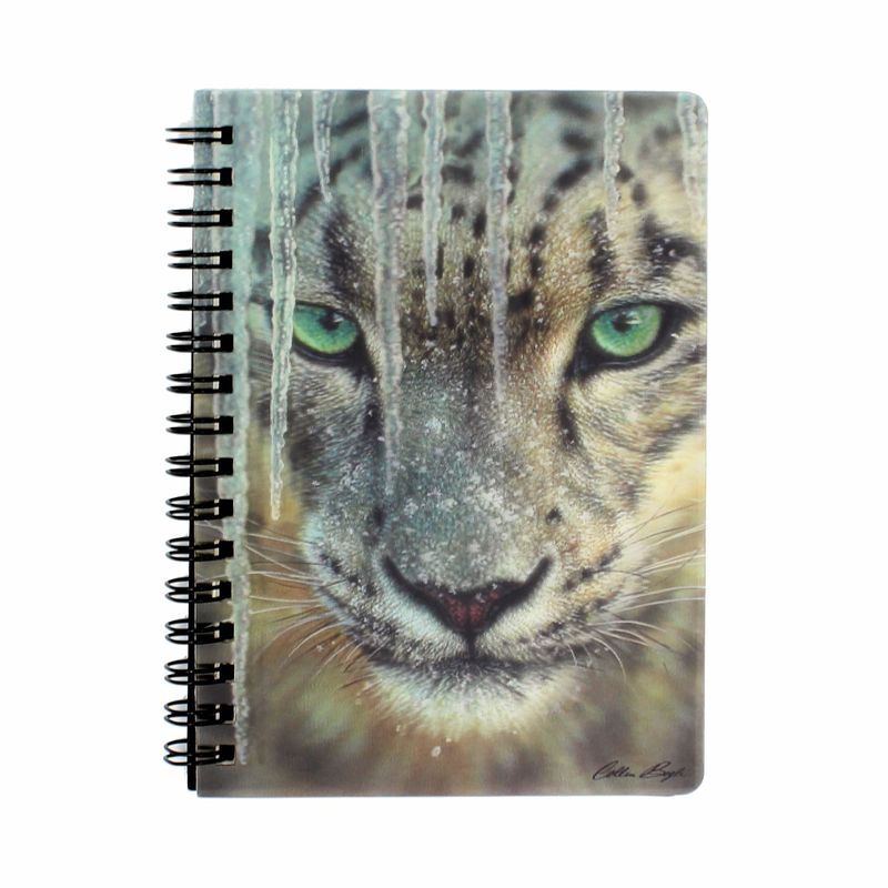 Carti si Birotica - Papetarie - Agende si calendare - Agende si carnete - Carnetel zoo, cu spirala, 3D, Blue Ice - Infinity.ro