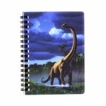 Carti si Birotica - Papetarie - Agende si calendare - Agende si carnete - Carnetel zoo, cu spirala, 3D, Brachiosaurus - Infinity.ro