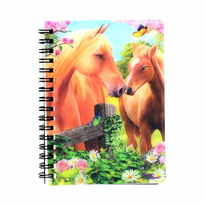 Carti si Birotica - Papetarie - Agende si calendare - Agende si carnete - Carnetel zoo, cu spirala, 3D, Greener Pastures - Infinity.ro