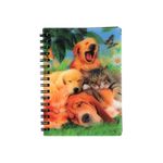 Carti si Birotica - Papetarie - Agende si calendare - Agende si carnete - Carnetel zoo, cu spirala, 3D, Sleepy Heads - Infinity.ro