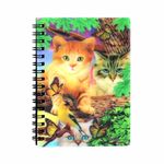 Carti si Birotica - Papetarie - Agende si calendare - Agende si carnete - Carnetel zoo, cu spirala, 3D, Feline Affection - Infinity.ro