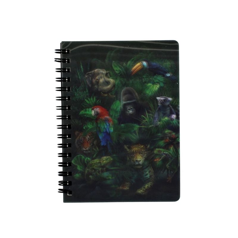Carti si Birotica - Papetarie - Agende si calendare - Agende si carnete - Carnetel zoo, cu spirala, 3D, Jungle Pals - Infinity.ro