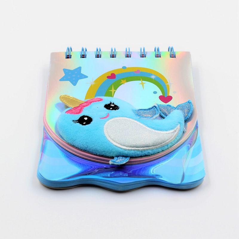 Carti si Birotica - Papetarie - Agende si calendare - Agende si carnete - Carnetel, 3D, Delfin unicorn, 80 pagini - Infinity.ro