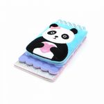 Carti si Birotica - Papetarie - Agende si calendare - Agende si carnete - Carnetel, multicolor, 3D, Panda cu fundita si inimioara, 120 pagini - Infinity.ro