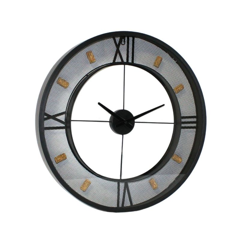 Casa si Gradina - Decoratiuni - Ceasuri - Ceas de perete dopuri sticle vin 57 cm - Infinity.ro