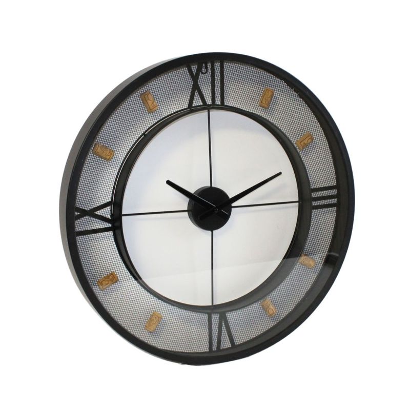 Casa si Gradina - Decoratiuni - Ceasuri - Ceas de perete dopuri sticle vin 57 cm - Infinity.ro