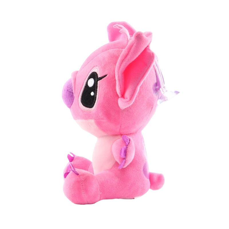 Jucarii, Copii si Bebe - Jucarii si jocuri - Jucarii de plus - Set 2 jucarii de plus Stitch si Angel KidMania® cu ventuza, Lilo si Stitch, pentru copii - Infinity.ro