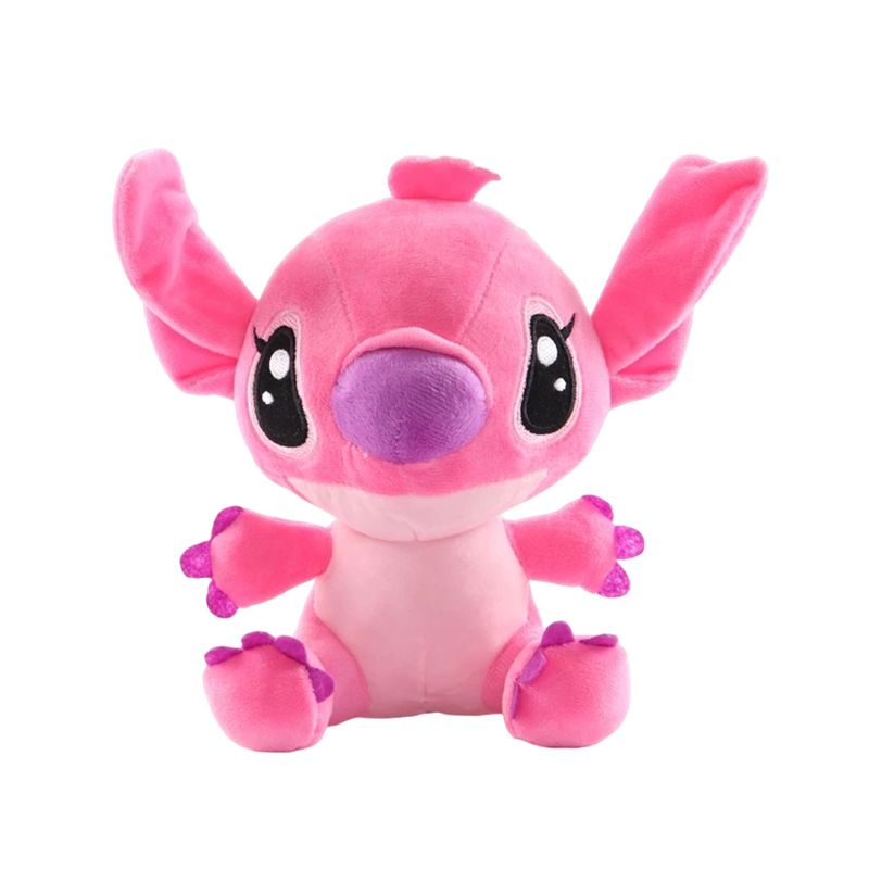 Jucarii, Copii si Bebe - Jucarii si jocuri - Jucarii de plus - Set 2 jucarii de plus Stitch si Angel KidMania® cu ventuza, Lilo si Stitch, pentru copii - Infinity.ro