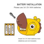 Jucarii, Copii si Bebe - Jucarii si jocuri - Jucarii & jocuri educative - Jucarii interactive - Jucarie educativa Montessori pentru copii, 60 carduri, incarcare MicroUSB, 2 ani+, Girafa galbena, bebeLOGIC™ - Infinity.ro