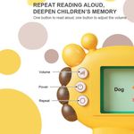 Jucarii, Copii si Bebe - Jucarii si jocuri - Jucarii & jocuri educative - Jucarii interactive - Jucarie educativa Montessori pentru copii, 60 carduri, incarcare MicroUSB, 2 ani+, Girafa galbena, bebeLOGIC™ - Infinity.ro