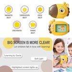 Jucarii, Copii si Bebe - Jucarii si jocuri - Jucarii & jocuri educative - Jucarii interactive - Jucarie educativa Montessori pentru copii, 60 carduri, incarcare MicroUSB, 2 ani+, Girafa galbena, bebeLOGIC™ - Infinity.ro