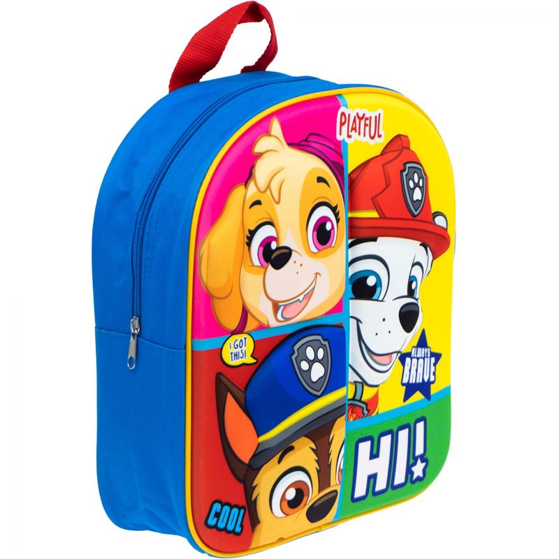 Carti si Birotica - Rechizite - Rucsacuri si genti scolare - Ghiozdan Paw Patrol  Always Brave 3D, 30 x 26 x 10 cm 30 x 26 x 10 cm Baieti Multicolor - Infinity.ro
