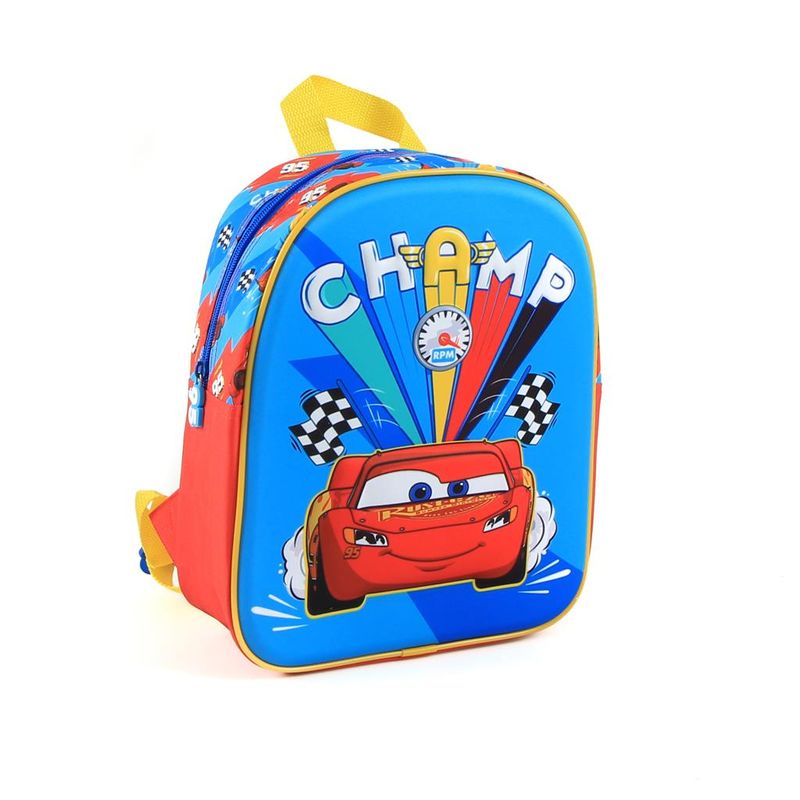 Carti si Birotica - Rechizite - Rucsacuri si genti scolare - Ghiozdan Disney Cars 3D, 31 x 25 x 10 cm 31 x 25 x 10 cm Baieti Multicolor - Infinity.ro