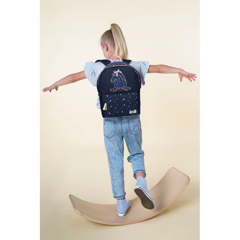 Carti si Birotica - Rechizite - Rucsacuri si genti scolare - Ghiozdan Milky Kiss We Are One, 40 x 30 x 14 cm Bleumarin 40 x 30 x 14 cm - Infinity.ro