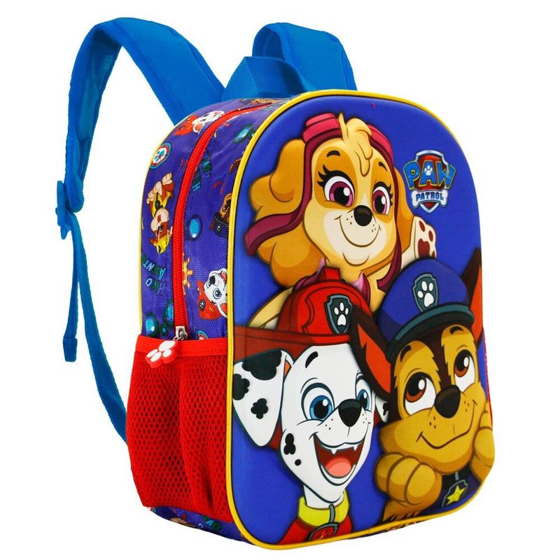 Carti si Birotica - Rechizite - Rucsacuri si genti scolare - Ghiozdan copii Paw Patrol, design 3D, 26 x 31 x 11 cm Albastru 26 x 31 x 11 cm - Infinity.ro