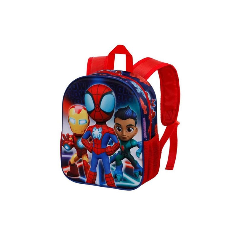 Carti si Birotica - Rechizite - Rucsacuri si genti scolare - Ghiozdan gradinita Spiderman Glow 3D, 31 x 26 x 11 cm 31 x 26 x 11 cm Multicolor - Infinity.ro
