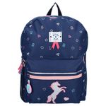 Carti si Birotica - Rechizite - Rucsacuri si genti scolare - Ghiozdan Milky Kiss Live Love Ride, 43 x 32 x 19 cm Albastru 43 x 32 x 19 cm - Infinity.ro