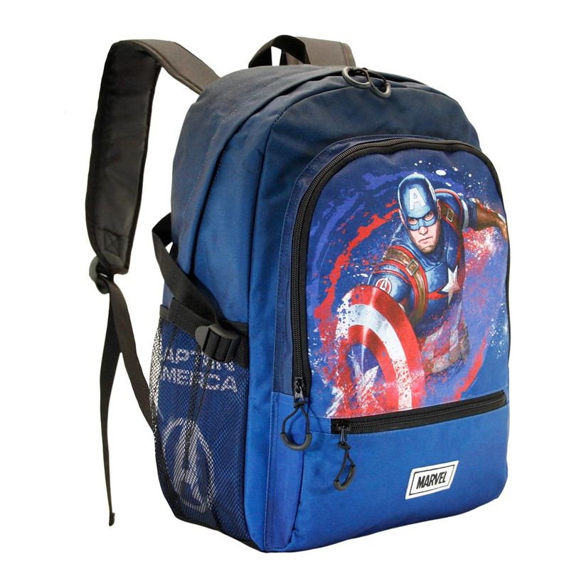 Carti si Birotica - Rechizite - Rucsacuri si genti scolare - Ghiozdan Captain America Fight Fan, 44 x 31 x 18 cm 44 x 31 x 18 cm Albastru - Infinity.ro