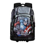 Carti si Birotica - Rechizite - Rucsacuri si genti scolare - Ghiozdan Troler Captain America Defender, 47 x 32 x 27 cm Multicolor 47 x 32 x 27 cm - Infinity.ro