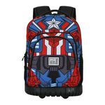 Carti si Birotica - Rechizite - Rucsacuri si genti scolare - Ghiozdan Troler Captain America Tekk Costume, 47 x 32 x 27 cm Multicolor 47 x 32 x 27 cm - Infinity.ro