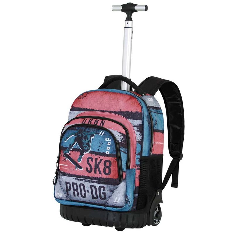 Carti si Birotica - Rechizite - Rucsacuri si genti scolare - Ghiozdan Troler PRODG Urban SK8, 47 x 32 x 27 cm Multicolor 47 x 32 x 27 cm - Infinity.ro