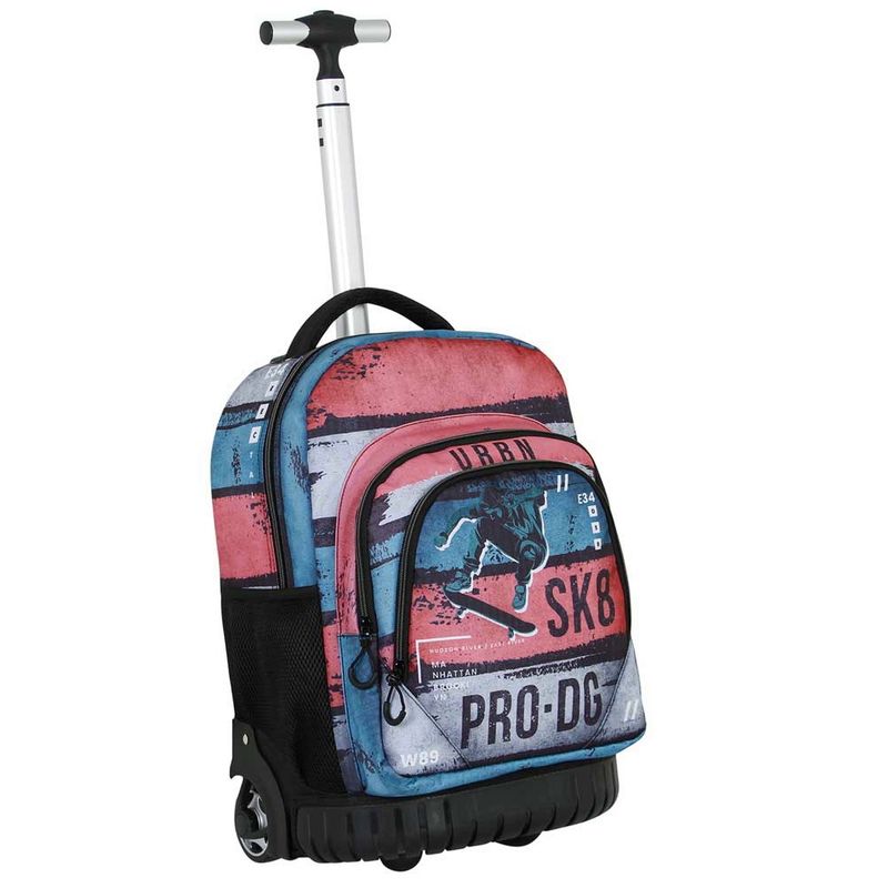 Carti si Birotica - Rechizite - Rucsacuri si genti scolare - Ghiozdan Troler PRODG Urban SK8, 47 x 32 x 27 cm Multicolor 47 x 32 x 27 cm - Infinity.ro