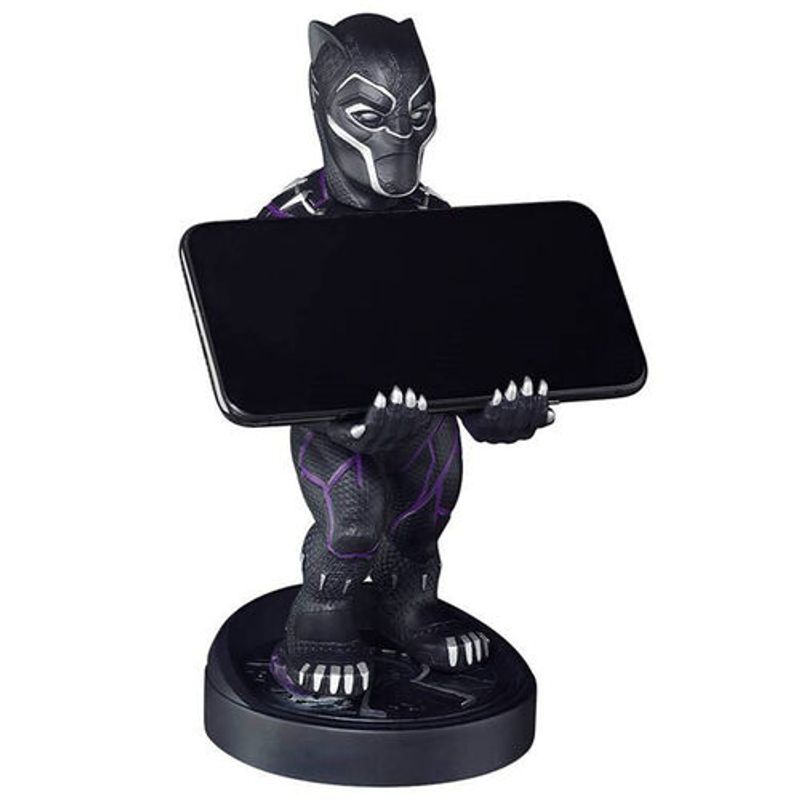 Laptop, Telefoane si Tablete - Telefoane mobile si accesorii - Accesorii Telefoane - Alte accesorii telefoane - Figurina suport incarcare Avengers Black Panther Negru 24 x 12.5 x 14 cm - Infinity.ro