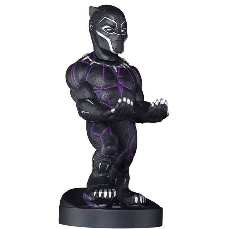 Laptop, Telefoane si Tablete - Telefoane mobile si accesorii - Accesorii Telefoane - Alte accesorii telefoane - Figurina suport incarcare Avengers Black Panther Negru 24 x 12.5 x 14 cm - Infinity.ro