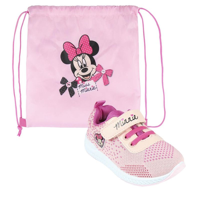 Fashion, accesorii si bijuterii - Copii - Incaltaminte copii - Pantofi copii - Pantofi sport Minni Mouse, Roz, marime 26 - Infinity.ro